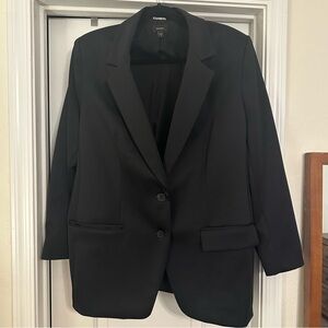 Express Black Two Button Blazer